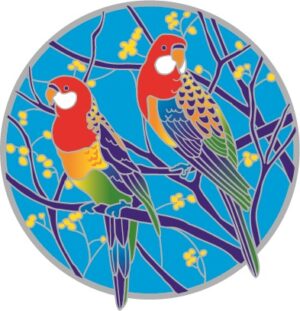 Sunseal Eastern Rosella and Wattle