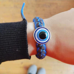 Bracelet Blue Eye of Protection Rope