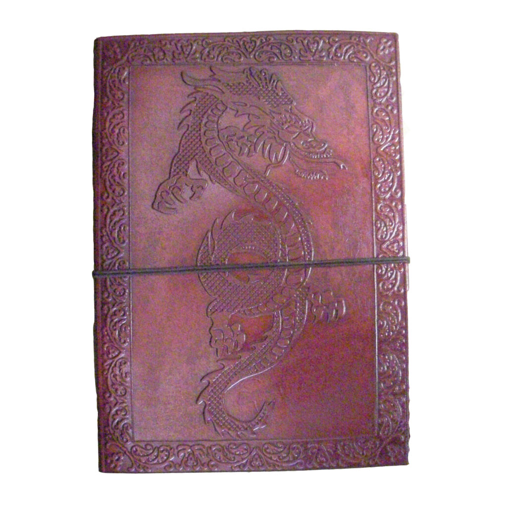 Large Leather Journal - Dragon