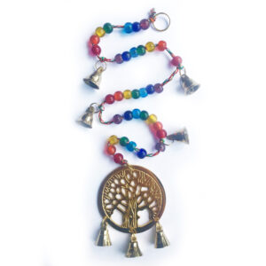 Brass Bell Tree of Life Chakra String