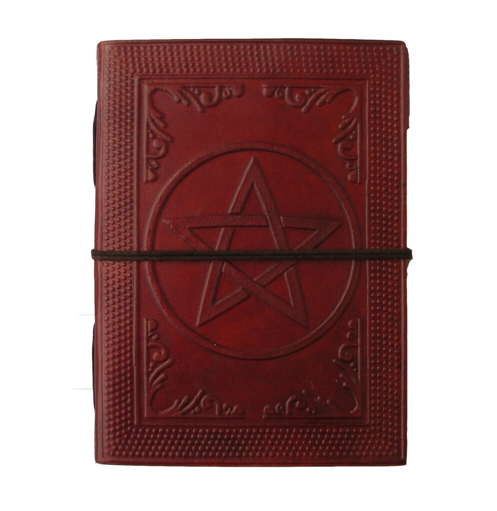 Medium Leather Journal - Pentagram