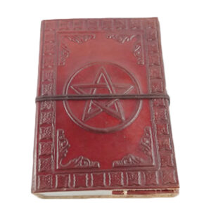 Small Leather Journal - Pentagram