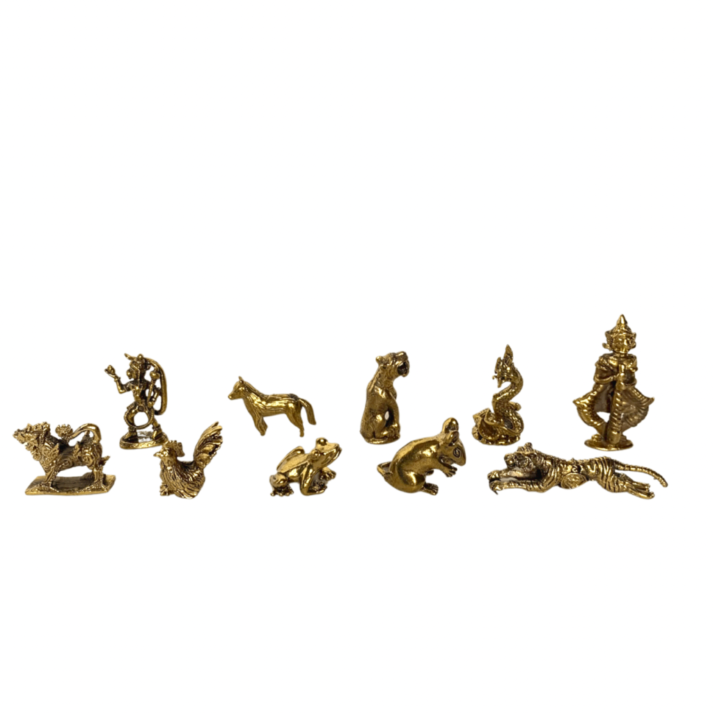 Brass Pocket Statue - Packet 10 Mixed Design