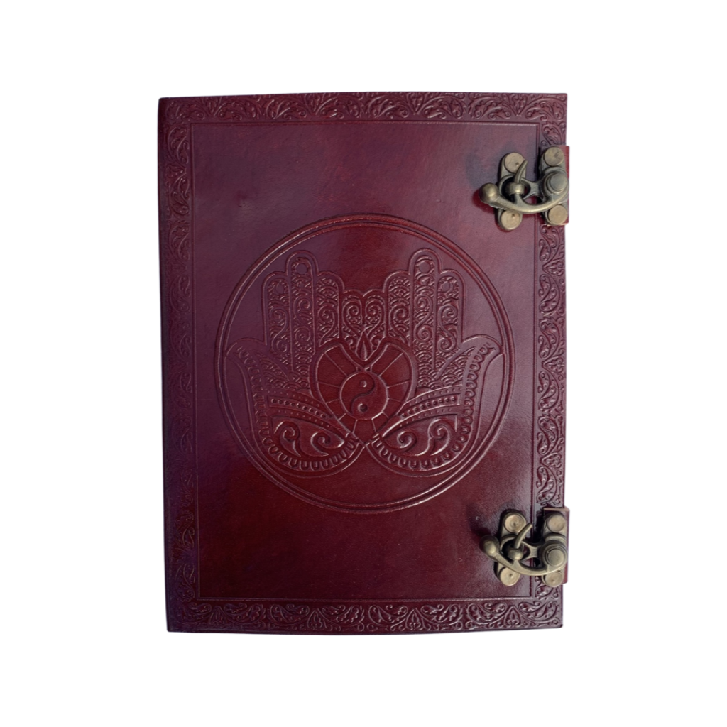 IM Leather Journal - Healing Hands