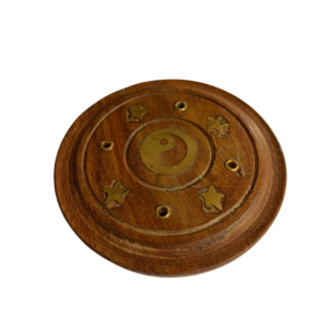 Wooden Inlay Incense Disc