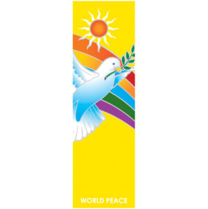 Spiritual Bookmark - World Peace