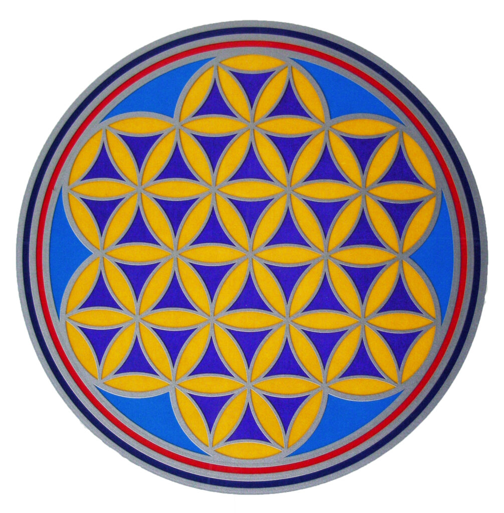 ONLY A FEW LEFT - Sunseal Flower of Life Yellow