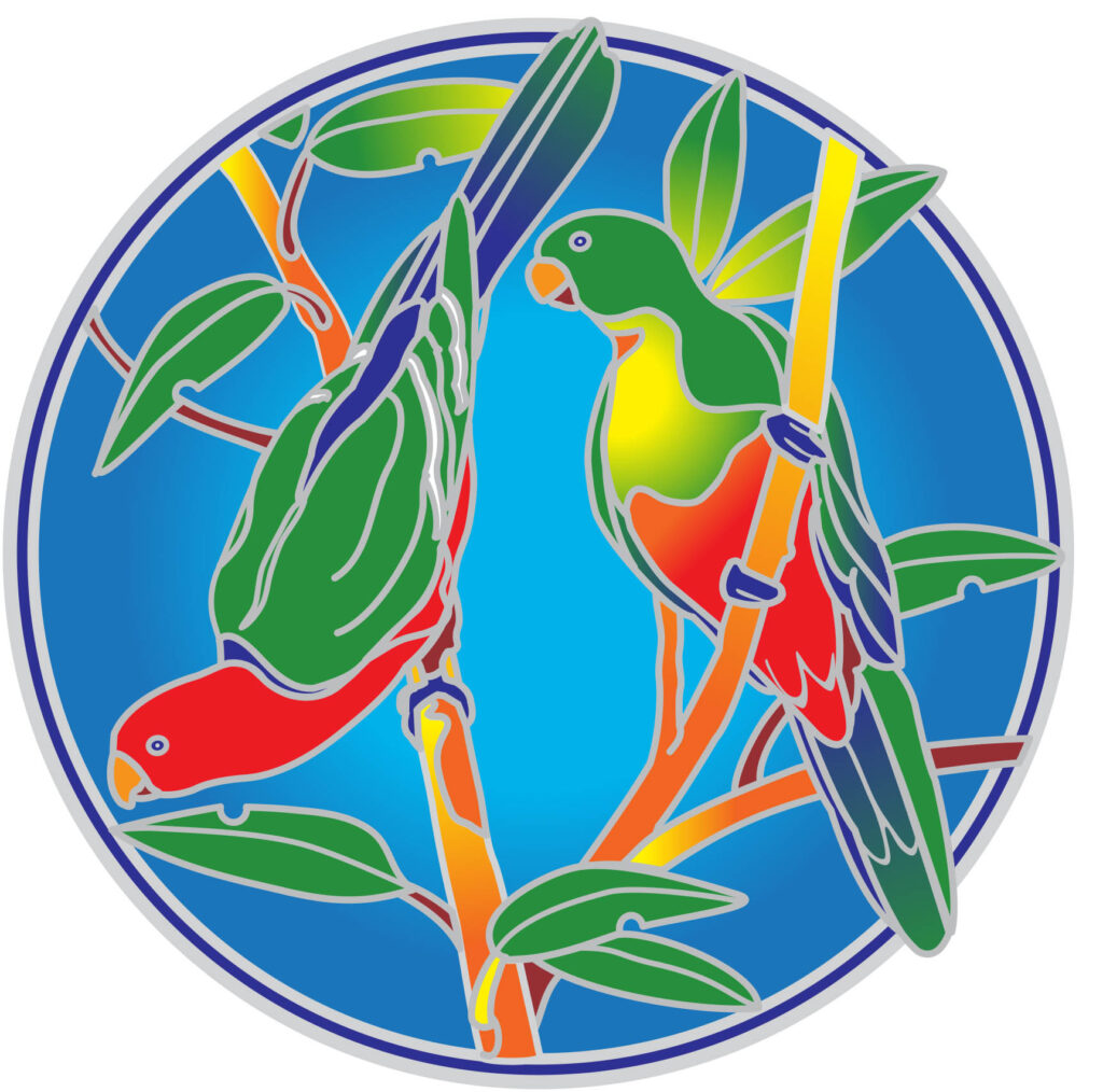 Sunseal King Parrots - Round