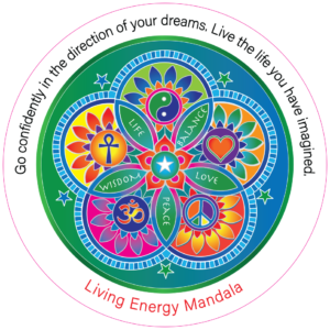 Unpackaged Harmony Magnet - Living Energies Mandala