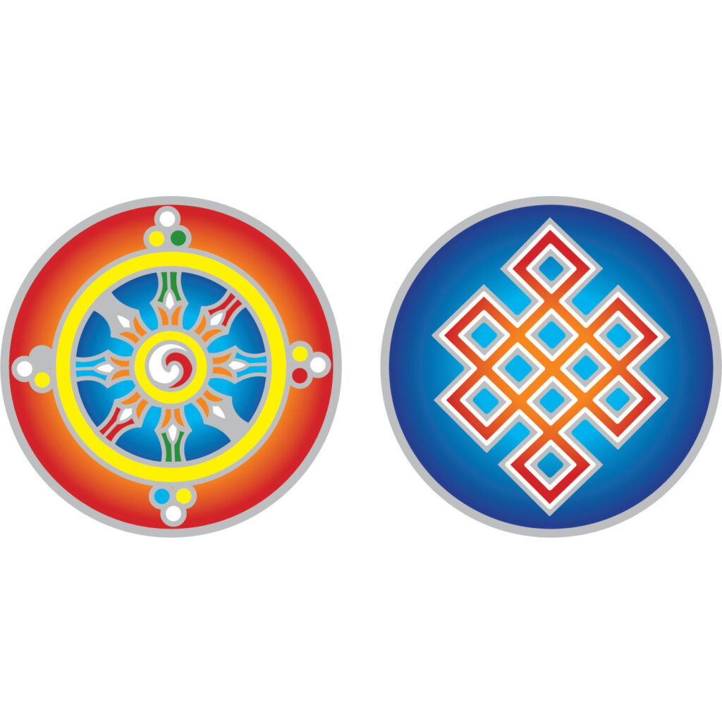 Sunlight Dharma Wheel & Infinity Knot