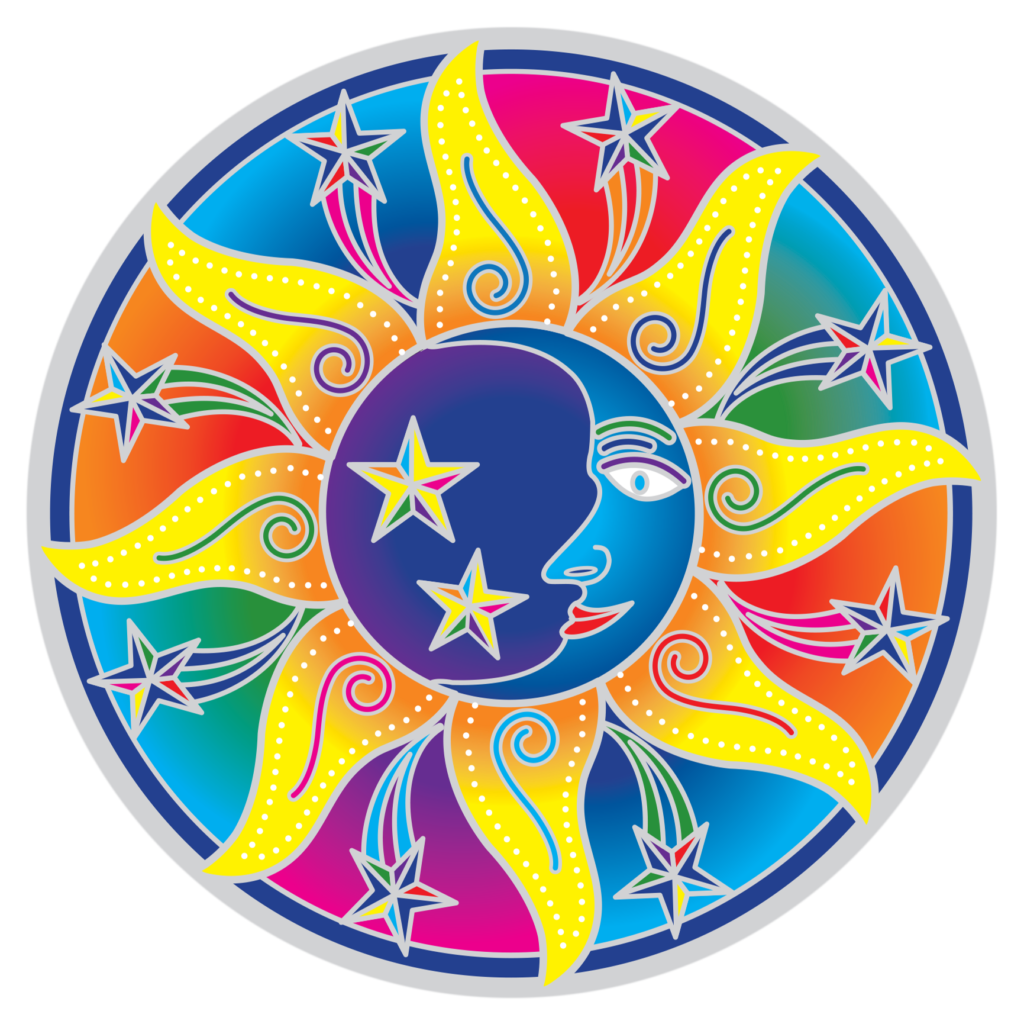 Sunseal Sun, Moon, Star Mandala