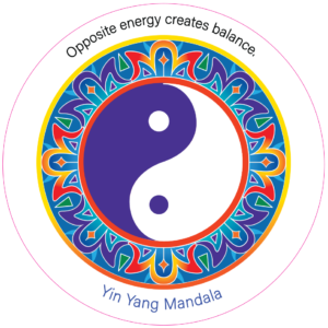 Unpackaged Harmony Magnet - Yin Yang Mandala
