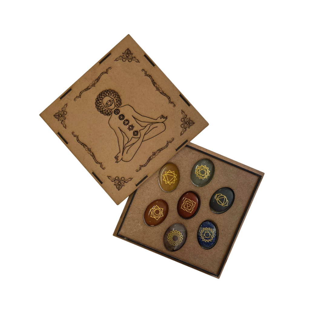 Chakra Palm Stone Set - Buddha