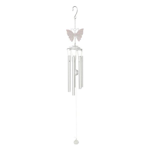 White Butterfly Chime