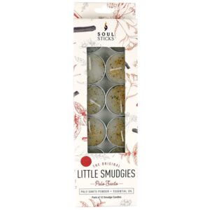 Smudge Soy T-Light Candle (12pk) - Palo Santo