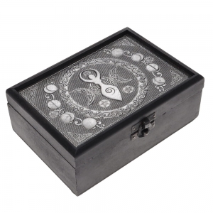 Jewellery Box - Moon Goddess Metal Top