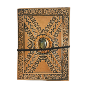 Medium Leather Journal - 1 Stone Antique