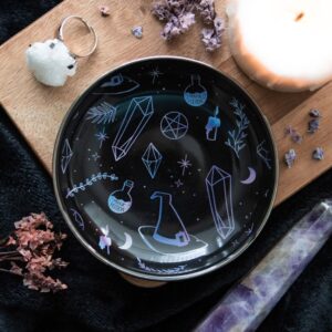 Ceramic Trinket Dish - Crystal Witch