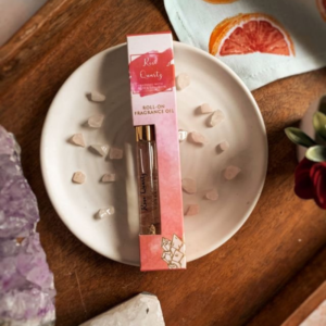 Song of India Crystal Perfume - Rose Quartz w/Rose & Geranium