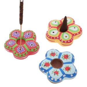 Terracotta Flower Incense Holder