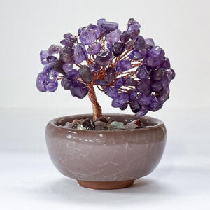 Crystal Bonsai Tree - Amethyst