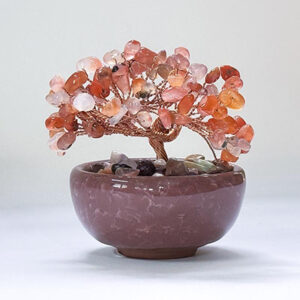 Crystal Bonsai Tree - Carnelian