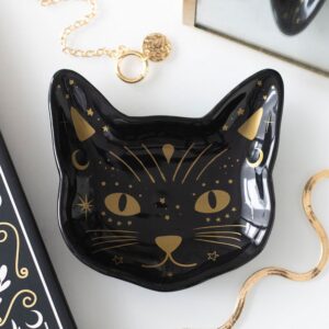 Ceramic Trinket Dish - Black Cat Magic