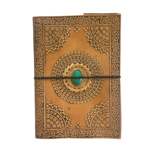 Large Leather Journal - Antique 1 Stone