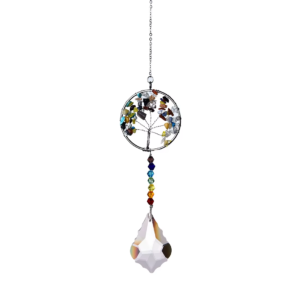 Hanging Crystal Rainbow Maker - Chakra Tree