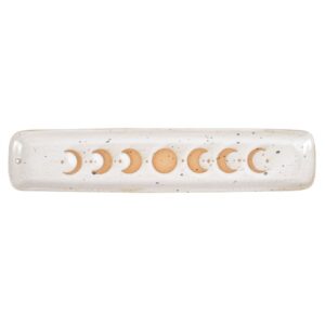 Ceramic Moon Phases Incense Burner