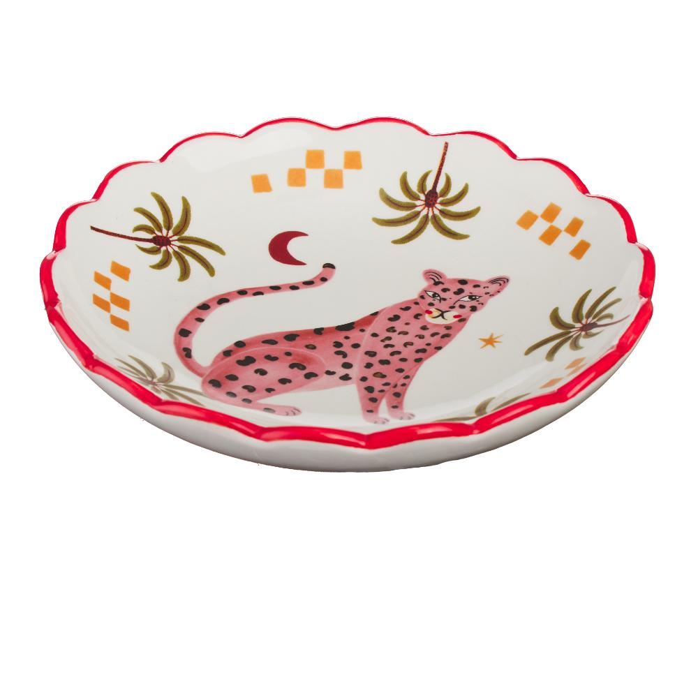 Ceramic Incense Holder - Leopard