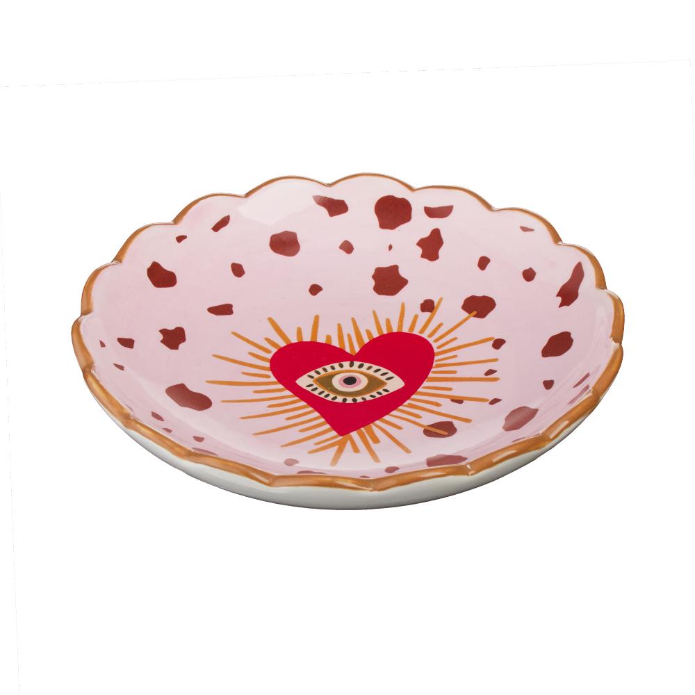 Ceramic Incense Holder - Heart