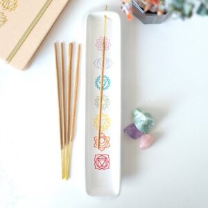 Ceramic Chakra Flow Incense Burner