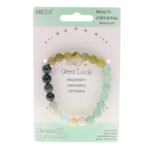Multi Crystal Bracelet - Good Luck