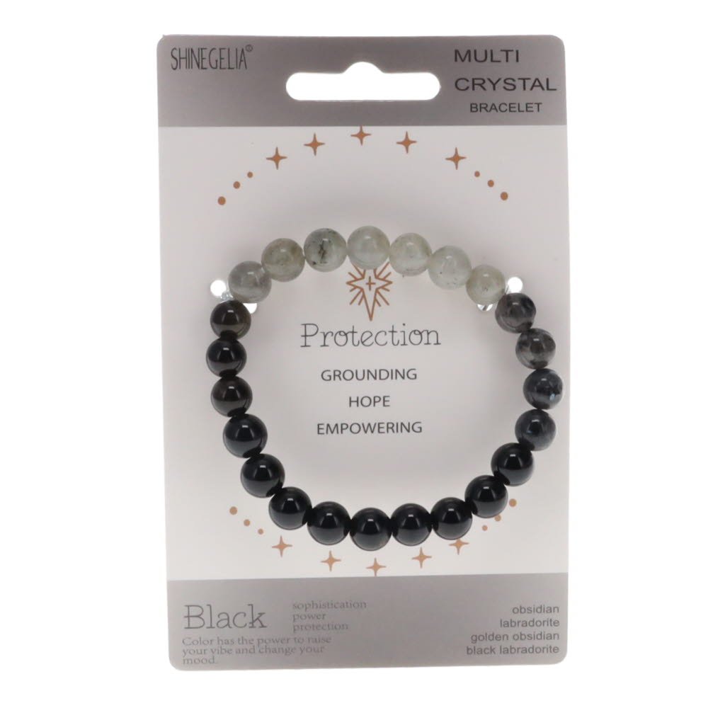 Multi Crystal Bracelet - Protection
