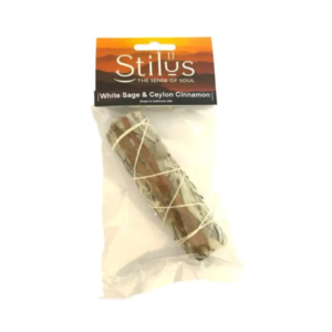 White Sage Smudge - Cinnamon 10cm - Bagged