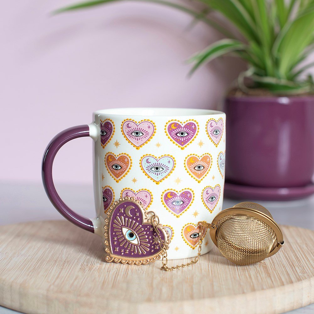 Ceramic Mug - Sacred Sight w/Tea Infuser