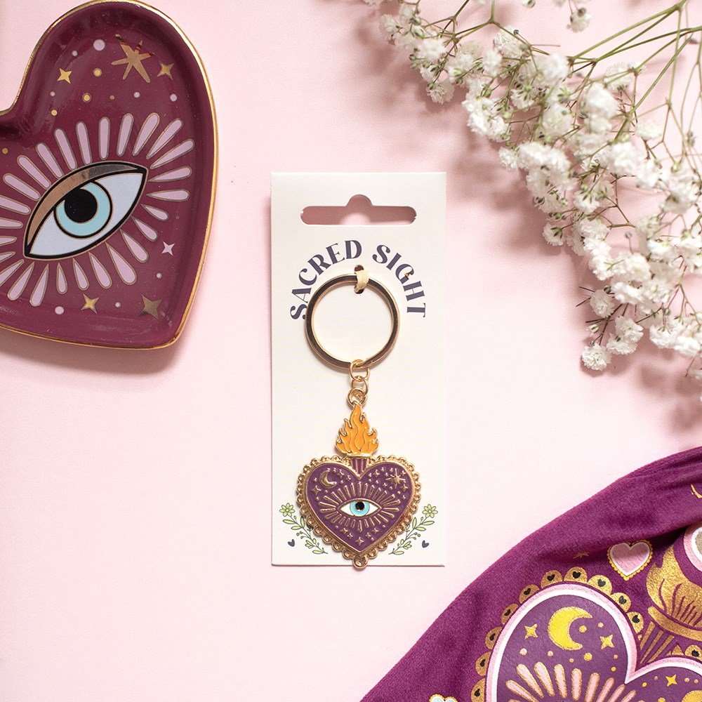 Keyring - Sacred Sight Heart